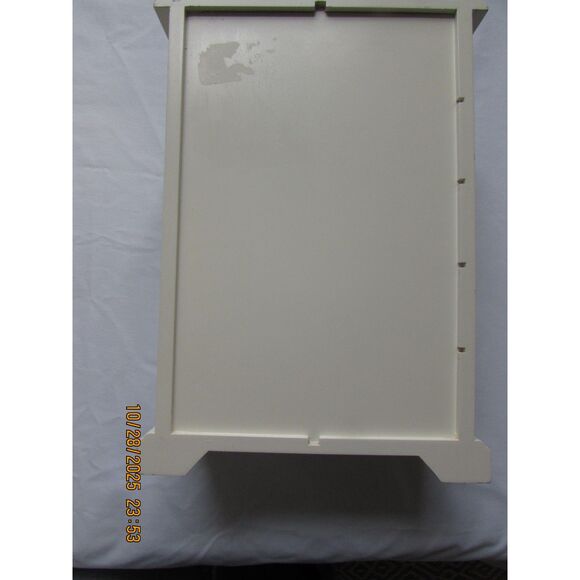 Avon 1999 Jewelry box armoire case floral design red roses 5 drawers mirror - Picture 6 of 16